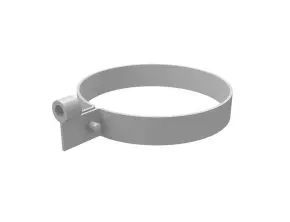 Хомут трубы Grand Line ПВХ цвет Белый