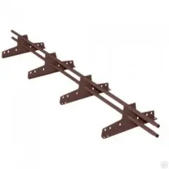 Снегозадержатель New Line d 25 цвет Шоколад