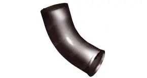 Колено стока Optima 90мм  цвет Шоколад