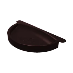 Заглушка желоба МП Престиж  150 мм  цвет Шоколад