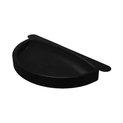 Заглушка желоба МП Престиж  150 мм  цвет Черный