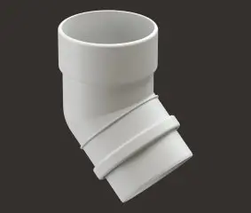 КОЛЕНО 45˚ DOCKE LUX цвет Белый