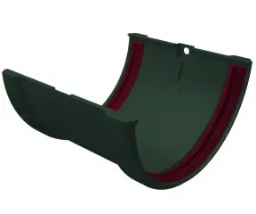 Соединитель желобов Grand Line ПВХ цвет Зеленый