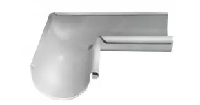 Угол желоба внутренний Optima 90 гр 125мм  цвет Белый