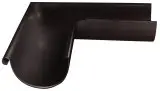 Угол желоба внешний Optima 90гр 125мм  цвет Темно-коричневый