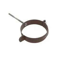 Металлический хомут трубы Альта Профиль Элит цвет Шоколад