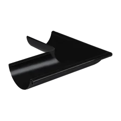 Угол желоба 90 град. МП Престиж Внешний 150 мм  цвет Черный