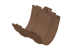 Муфта жёлоба Альта Профиль Элит цвет Шоколад