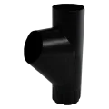 Тройник трубы МП Престиж    цвет Черный