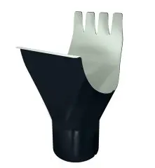 Воронка Optima 125/90мм  цвет Графит