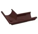 Угол желоба наружний 90° GRANDSYSTEM  цвет Шоколад
