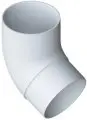 Колено трубы 67° Альта Профиль Элит цвет Белый