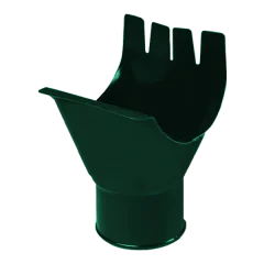 Воронка выпускная МП Престиж  125 мм  цвет Зеленый мох