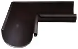 Угол желоба внутренний Optima 90 гр 125мм  цвет Темно-коричневый
