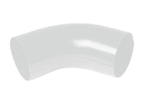 Колено трубы МП Престиж    цвет Белый