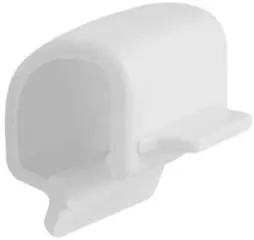 Клипса пластиковая Альта Профиль Стандарт цвет Белый