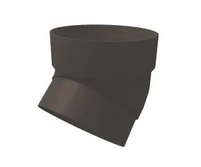 Колено трубы 45 град. Grand Line ПВХ цвет Графит