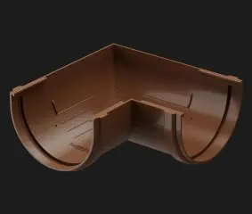 УГЛОВОЙ ЭЛЕМЕНТ 90˚ Docke Premium цвет Каштан