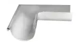 Угол желоба внешний Optima 90гр 125мм  цвет Белый