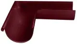 Угол желоба внешний Optima 90гр 125мм  цвет Красное вино