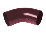 Колено трубы МП Престиж цвет Красное вино