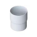 Муфта трубы для водосточной системы Альта Профиль Элит цвет Белый