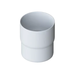Муфта трубы для водосточной системы Альта Профиль Элит цвет Белый