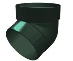 Колено трубы 67 град. Grand Line ПВХ цвет Зеленый