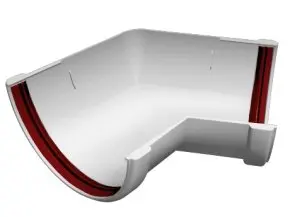 Угол желоба 135 град. универ. Grand Line ПВХ цвет Белый