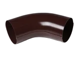 Колено трубы МП Престиж    цвет Шоколад