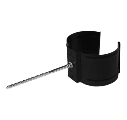 Держатель трубы МП Престиж На кирпич   цвет Черный