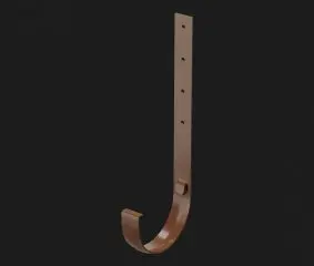 КРОНШТЕЙН ЖЕЛОБА МЕТАЛЛИЧЕСКИЙ Docke Premium цвет Каштан