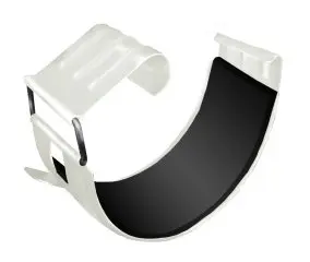 Соединитель желоба Optima 125мм  цвет Белый