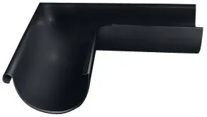 Угол желоба внешний Optima 90гр 125мм  цвет Графит