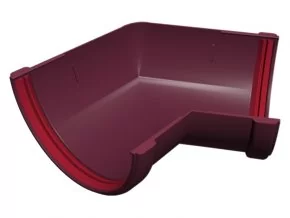 Угол желоба 135 град. универ. Grand Line ПВХ цвет Бордо