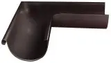 Угол желоба внешний Optima 90гр 125мм цвет Шоколад