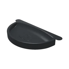 Заглушка желоба МП Престиж  150 мм  цвет Графит