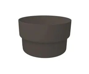 Муфта трубы соединительная Grand Line ПВХ цвет Графит