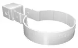 Хомут трубы Kliker Premium Grand Line ПВХ цвет Белый