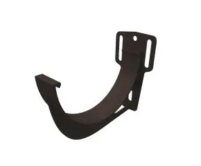 Кронштейн желоба slider Grand Line ПВХ цвет Темно-коричневый