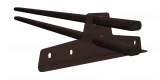 Снегозадержатель трубчатый D-BORK 45*25 цвет Шоколад