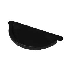 Заглушка желоба МП Престиж  125 мм  цвет Черный