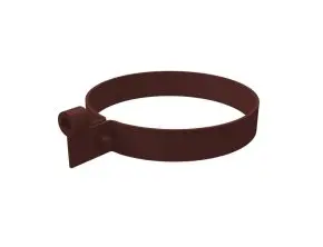 Хомут трубы Grand Line ПВХ цвет Шоколад