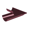 Угол желоба 90 град. МП Престиж Внешний 150 мм  цвет Красное вино